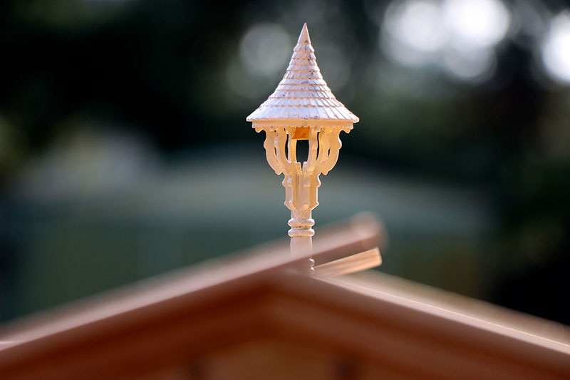 VOGELHAUSVILLA Leni - Originale Nachbildung der typischen Glockentürme in den Bergen