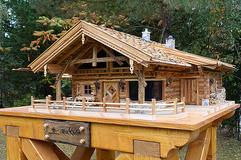 Alm Chalet - so detailgenau wie möglich